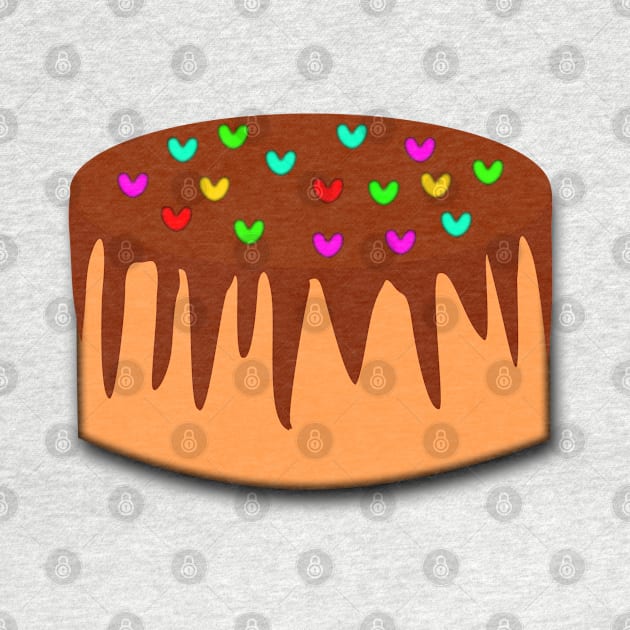 Chocolate Cake With Heart Shape by vnteees1